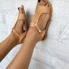 Black Leather T Strap Sandals Slingback Summer Shoes