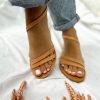 Brown Leather Sandals Greek Gladiator Summer Shoes Made