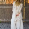 Oversized Linen Shirt Dress: Italian Tunic Blouse Plus
