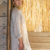 Oversized Linen Shirt Dress: Italian Tunic Blouse Plus