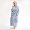 Plus Size Long Hand Block Print Kimono Robe