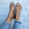 Handmade Gladiator Sandals Minimalist Strappy Summer Shoes Full